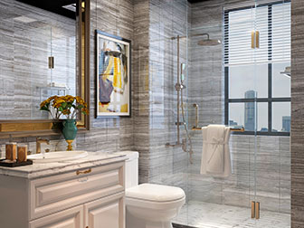 简欧卫生间卫浴间