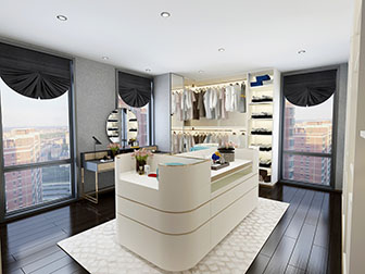 现代轻奢服装店