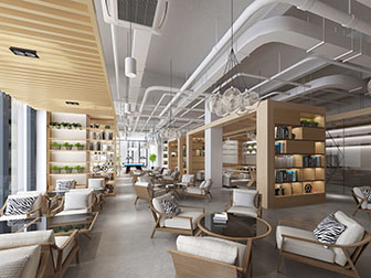 北欧书吧图书馆阅览室