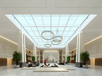 新中式大堂大厅休息区