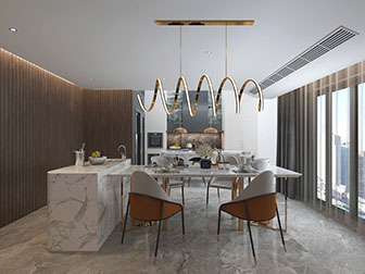 现代餐厅水吧台