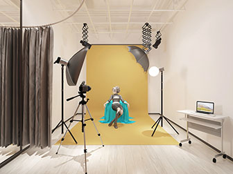 现代摄影棚影楼