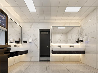 现代公共卫生间