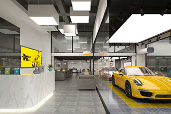 现代汽车美容维修店