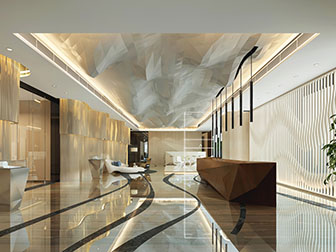 后现代大堂前台接待区