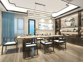 新中式茶室会议室