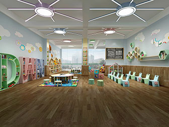 北欧幼儿园教室