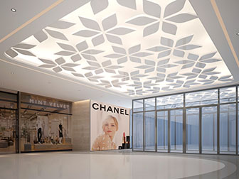 现代商场服装店门头