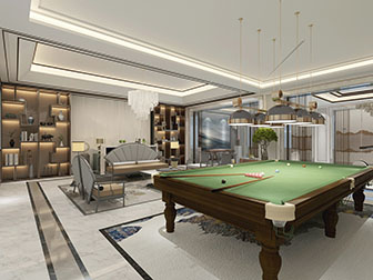 新中式台球室