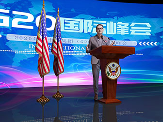 现代会议室报告厅讲台