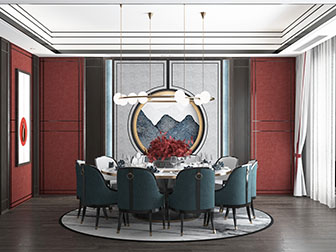 新中式酒店包厢包间