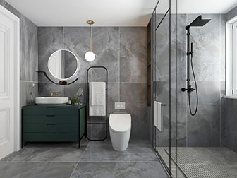 现代轻奢卫浴间卫生间