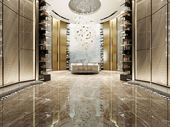 现代大堂前台接待台