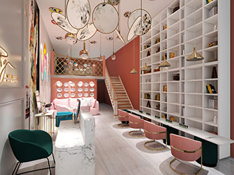 现代轻奢美容美甲店