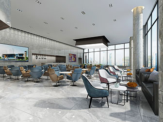 现代茶水间休息区