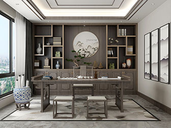 新中式茶室书房