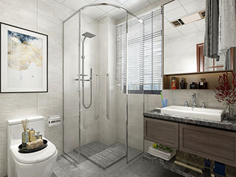 现代卫浴间卫生间