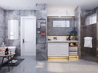 北欧轻奢卫生间卫浴间