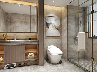 新中式卫生间卫浴间