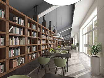 北欧书吧阅览室图书馆