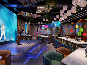 工业风音乐酒吧