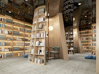 北欧书吧阅览室图书馆