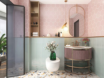 现代轻奢洗手间卫生间