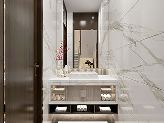 新中式卫生间洗手间