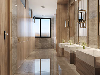 现代公共卫生间洗手间