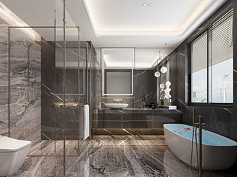 现代轻奢卫生间卫浴间