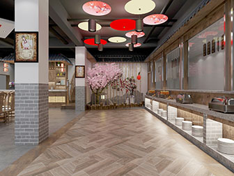 新中式自助餐馆饭店