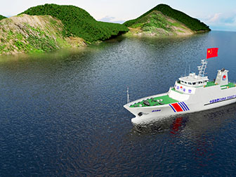 现代中国海警执法船