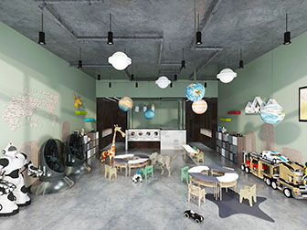工业风幼儿园教室