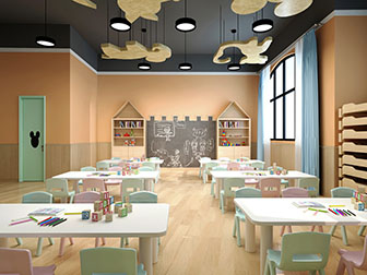 北欧幼儿园教室