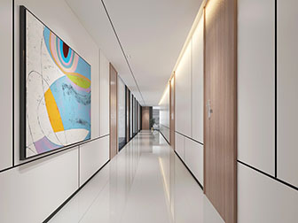 现代写字楼走廊过道