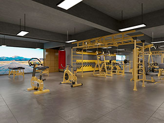 工业风健身房