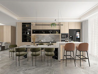 现代轻奢厨房餐厅