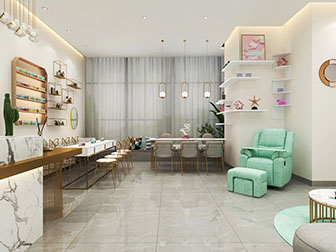 现代轻奢美容美甲店