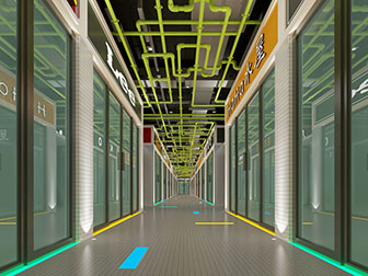 北欧购物广场商场3d模型 北欧购物广场商场