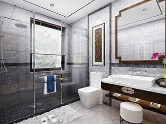 新中式卫生间卫浴间