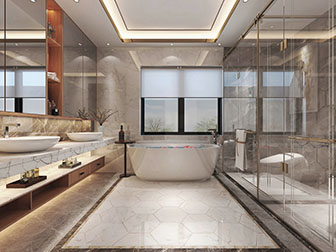 现代轻奢洗手间卫浴间