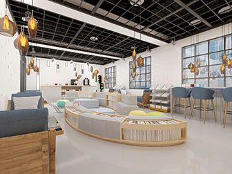 北欧茶水间休闲区