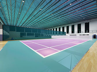 现代排球场体育馆