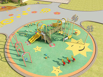 现代幼儿园户外活动空间
