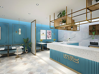 现代轻奢餐馆饭店