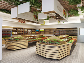 现代生鲜超市水果蔬菜