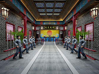 中式古代衙门县衙