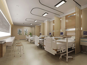 现代医院病床病房