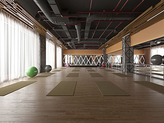 现代瑜伽健身房