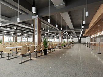 现代大学学校食堂